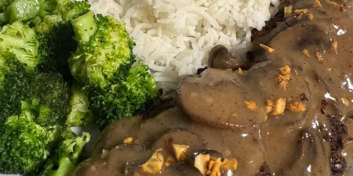 Easy Burger Steak with Mushroom Gravy